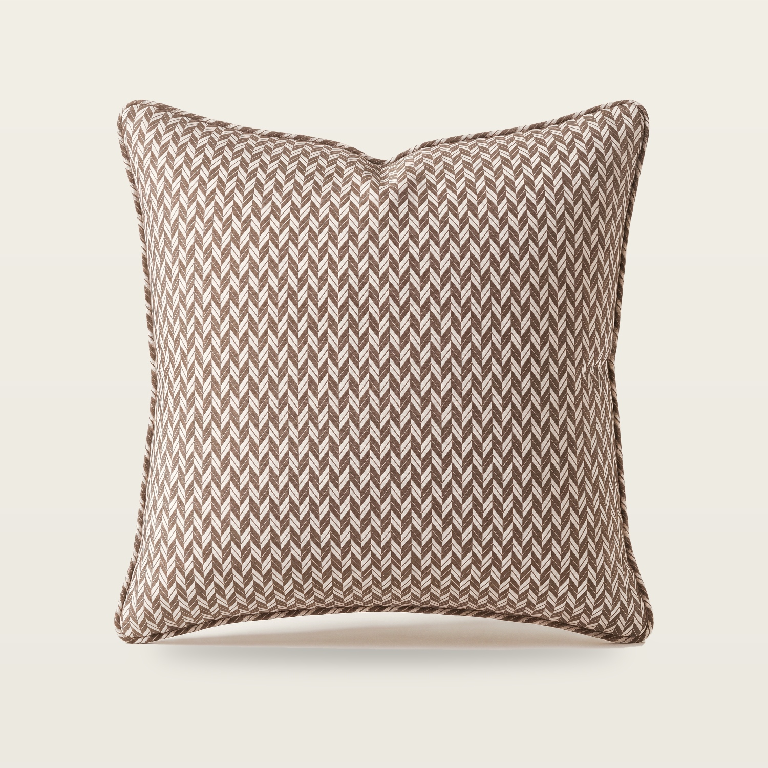 Henley Herringbone — Taupe